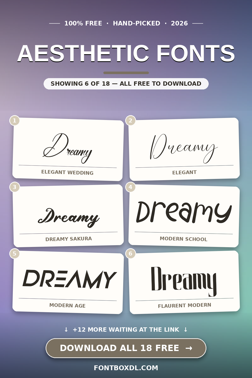 Aesthetic Fonts