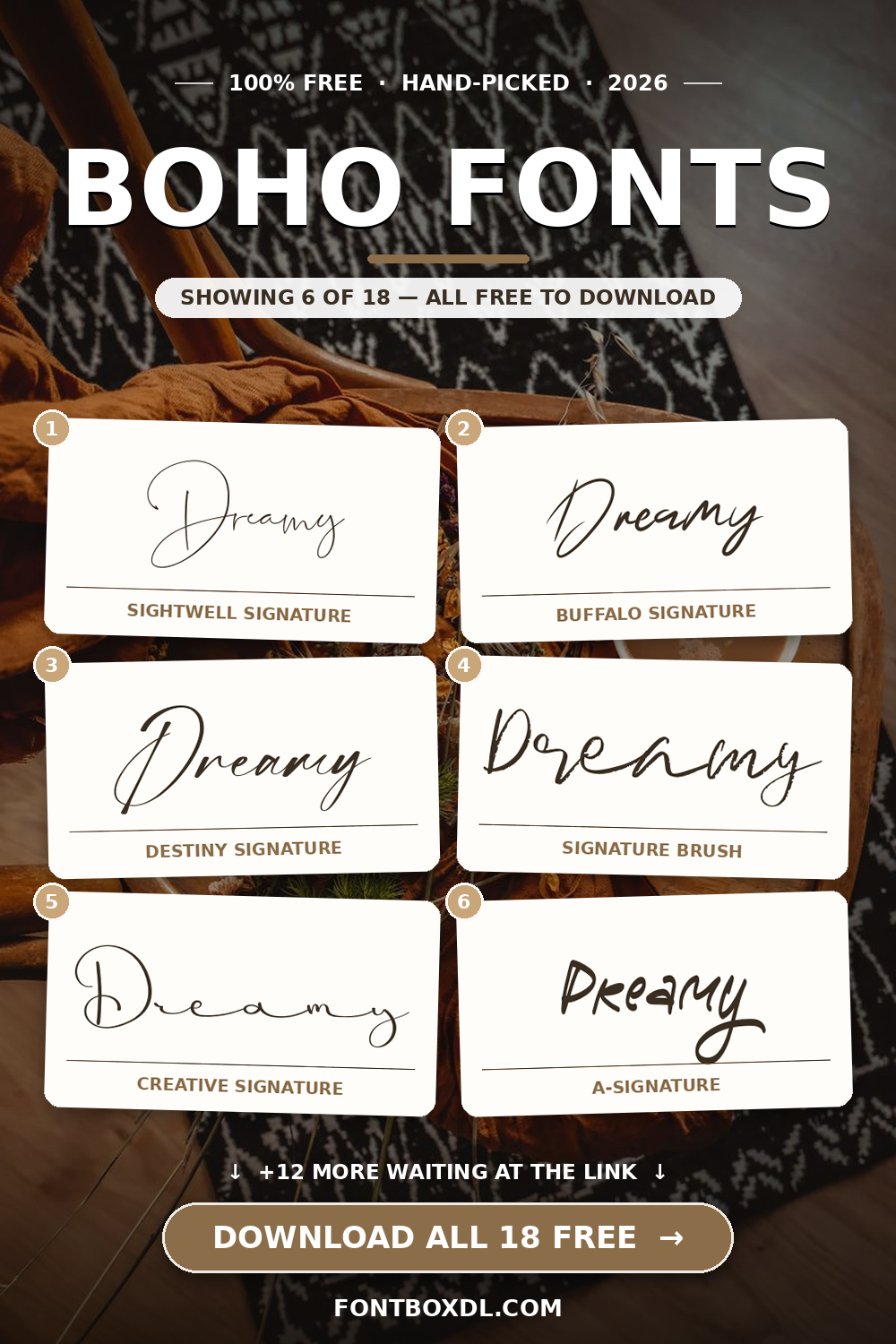 Free Boho Fonts