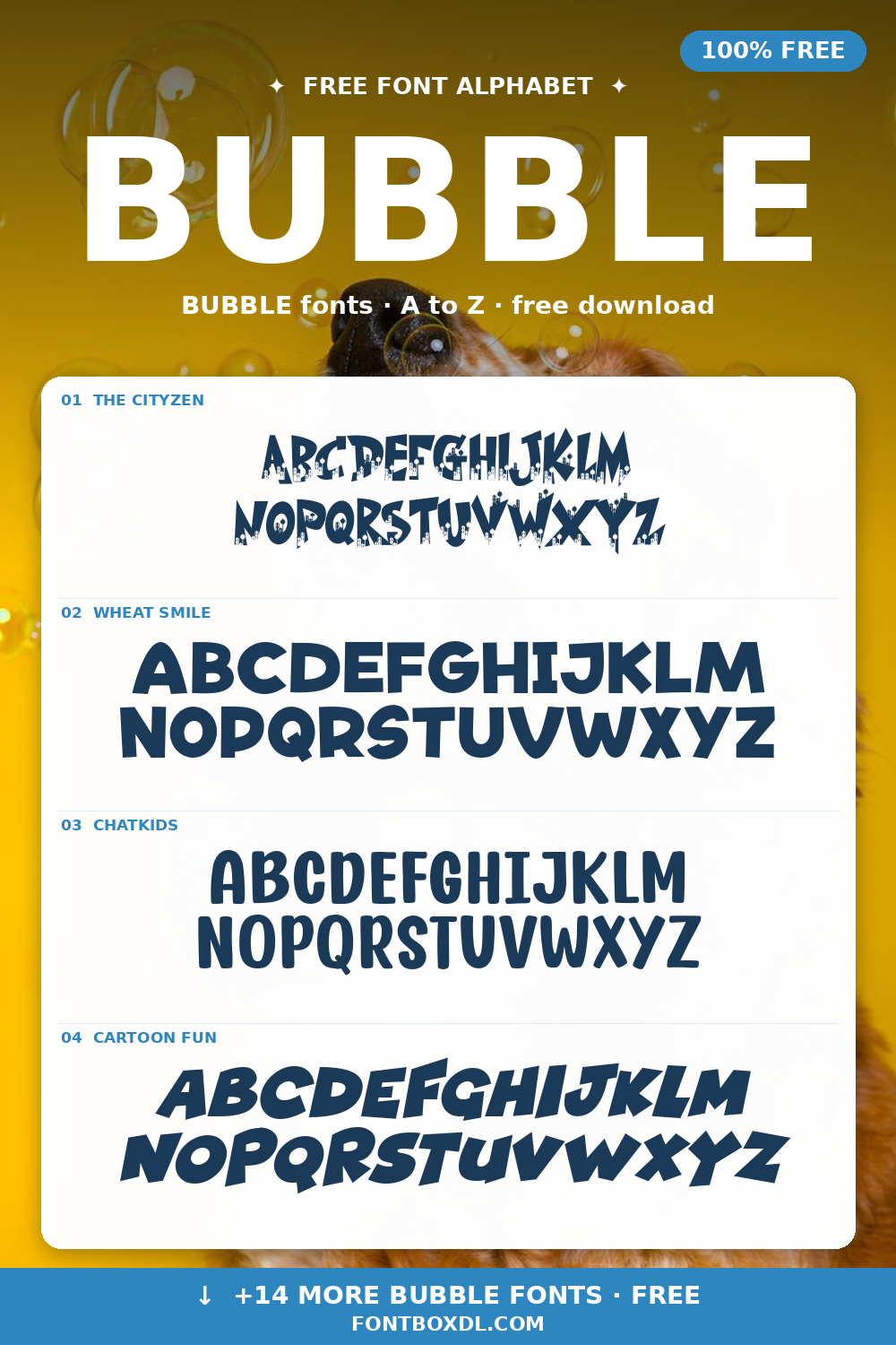 Free Bubble Fonts