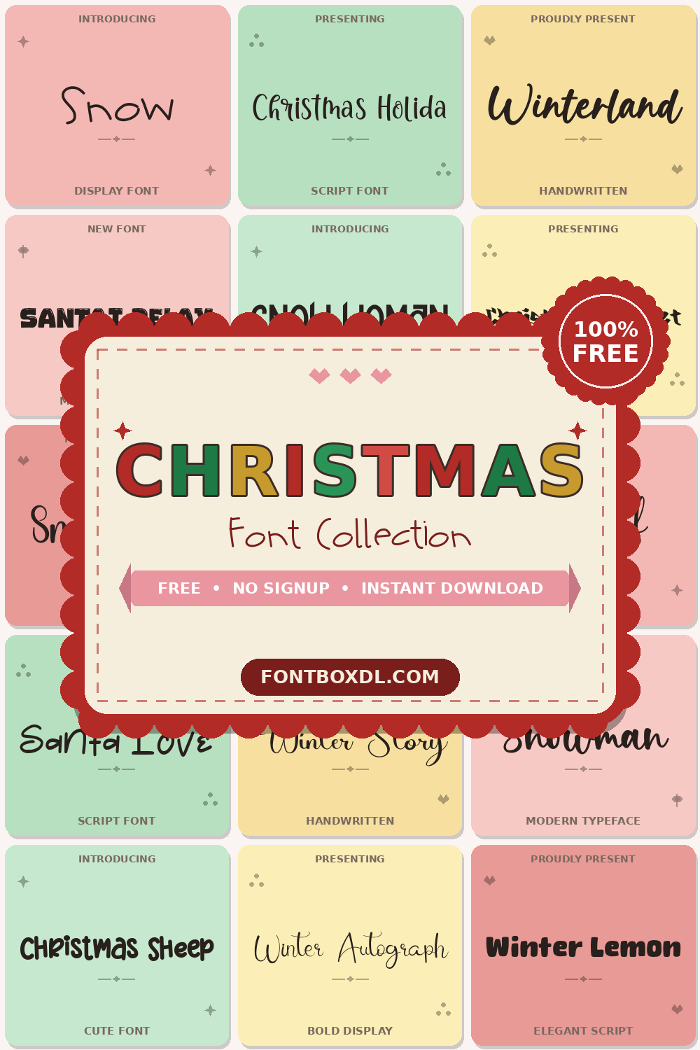 Free Christmas Fonts