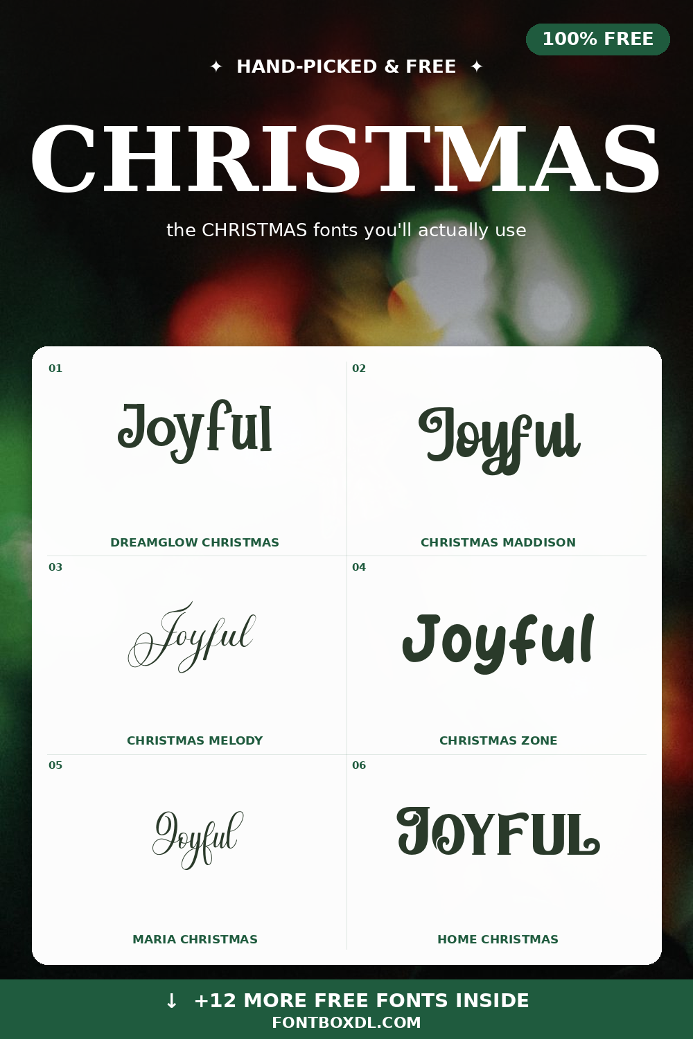 Free Christmas Fonts