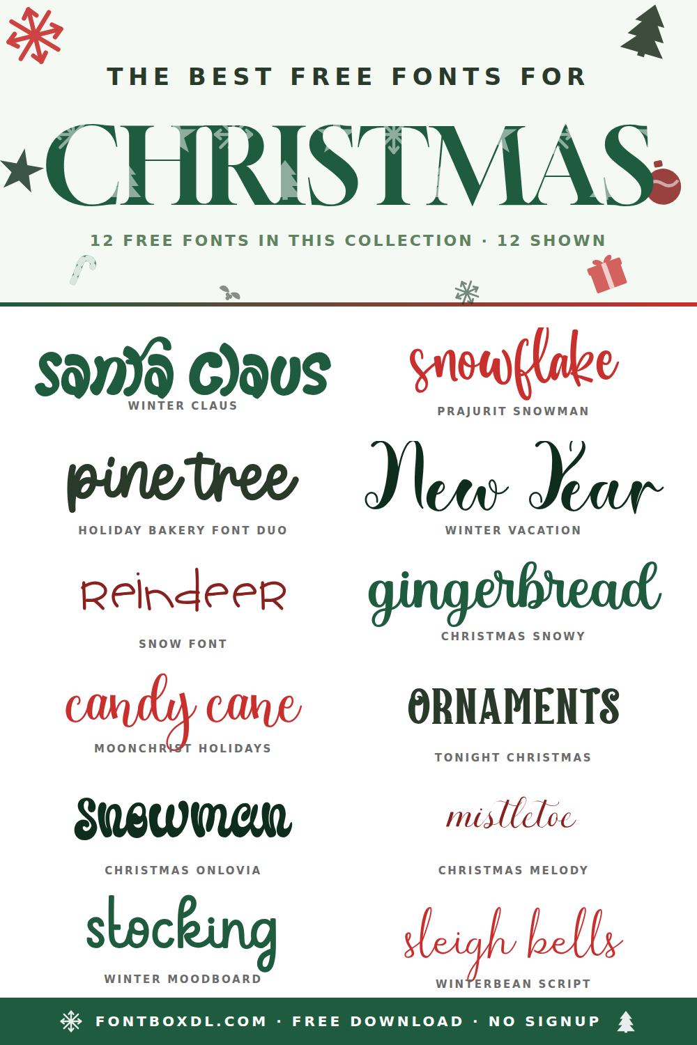 Free Christmas Fonts