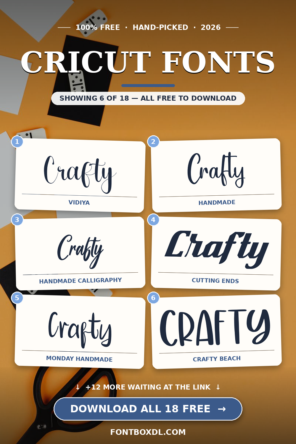 Free Cricut Fonts