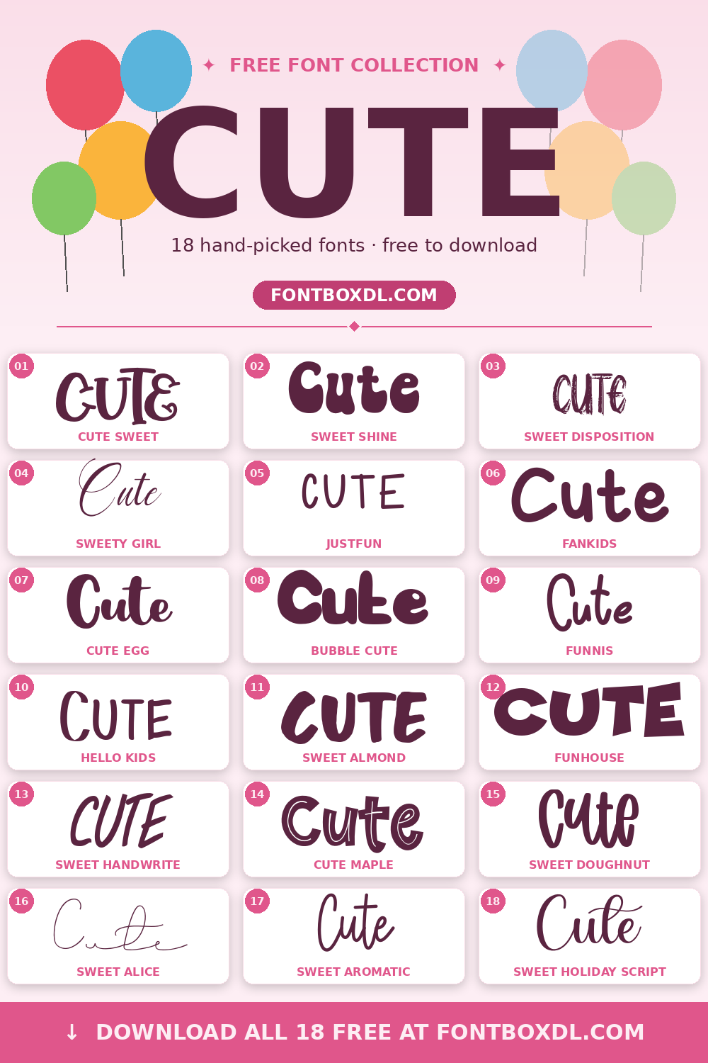 CUTE FONT