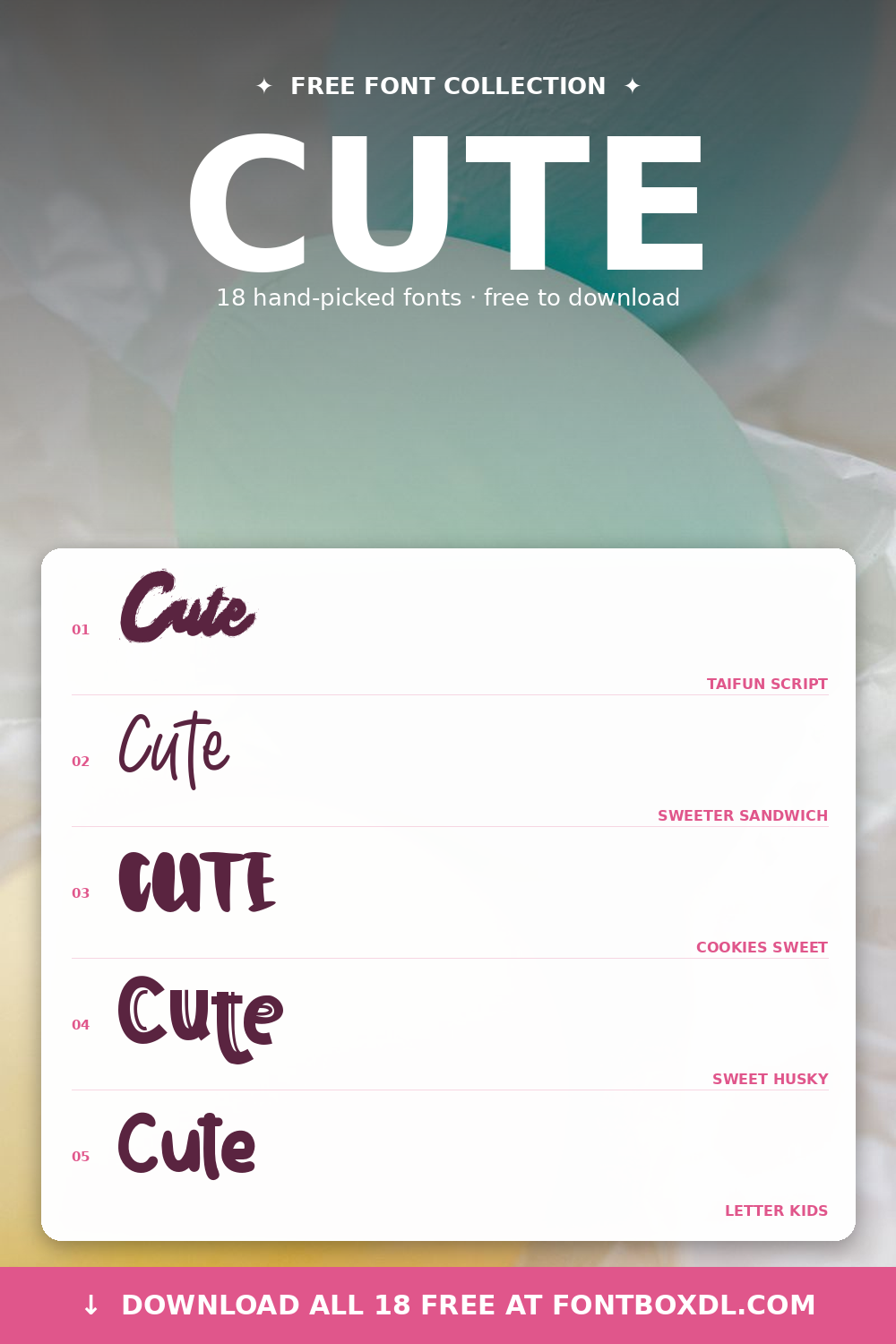 CUTE FONT