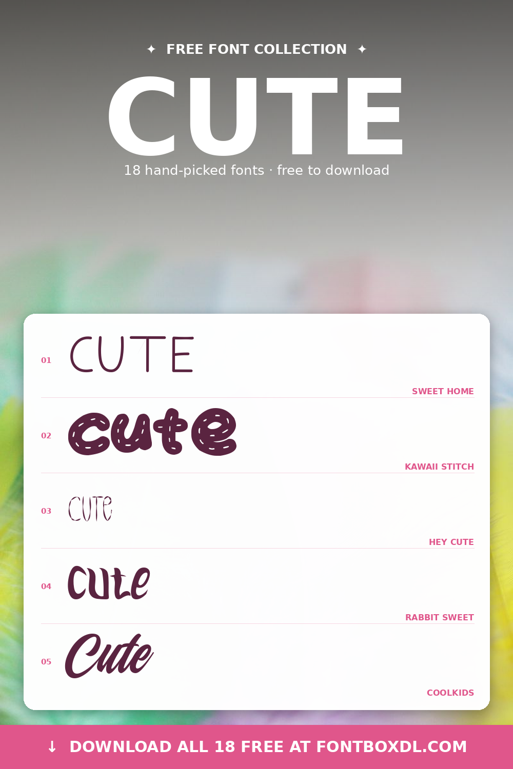 CUTE FONT