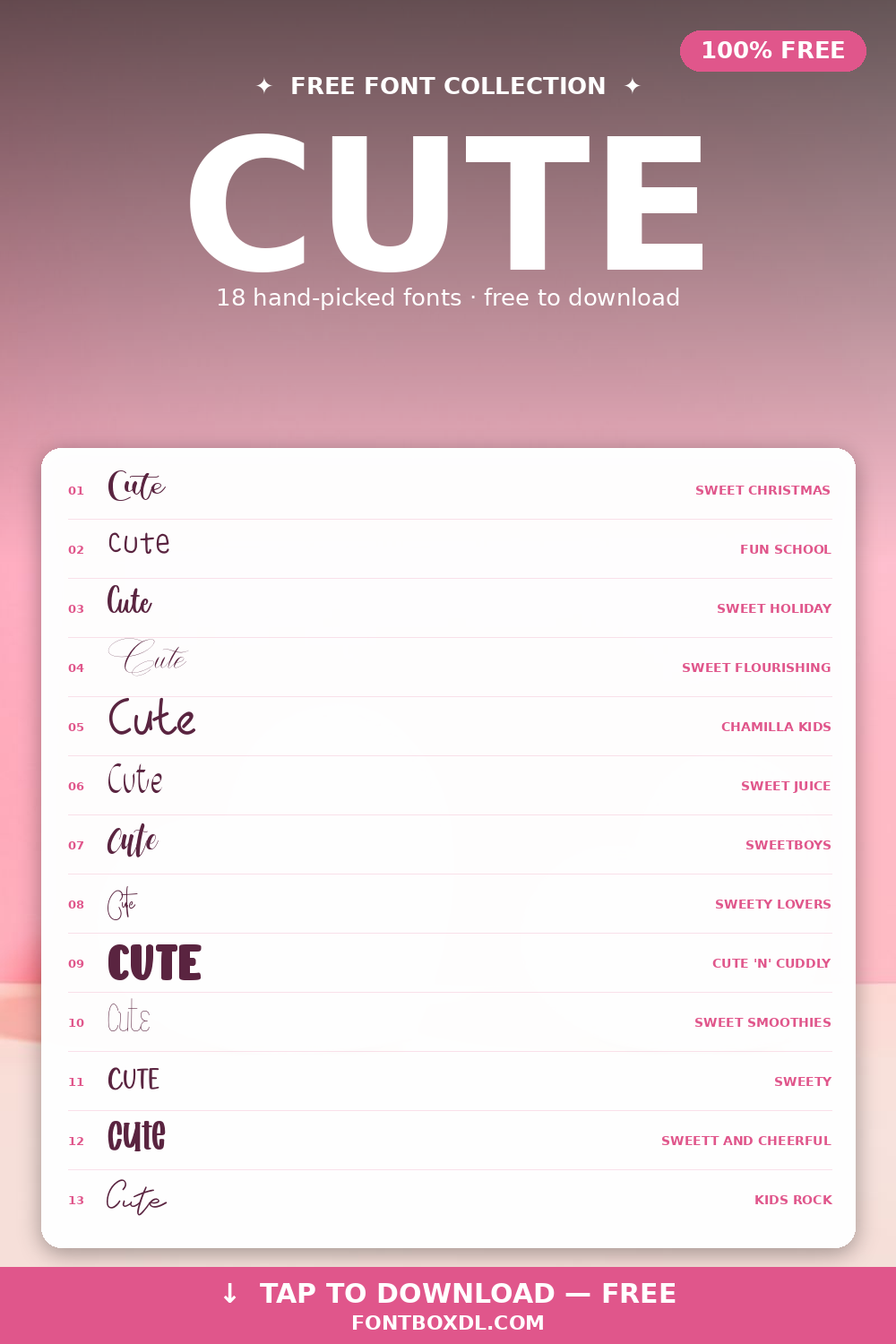 CUTE FONT