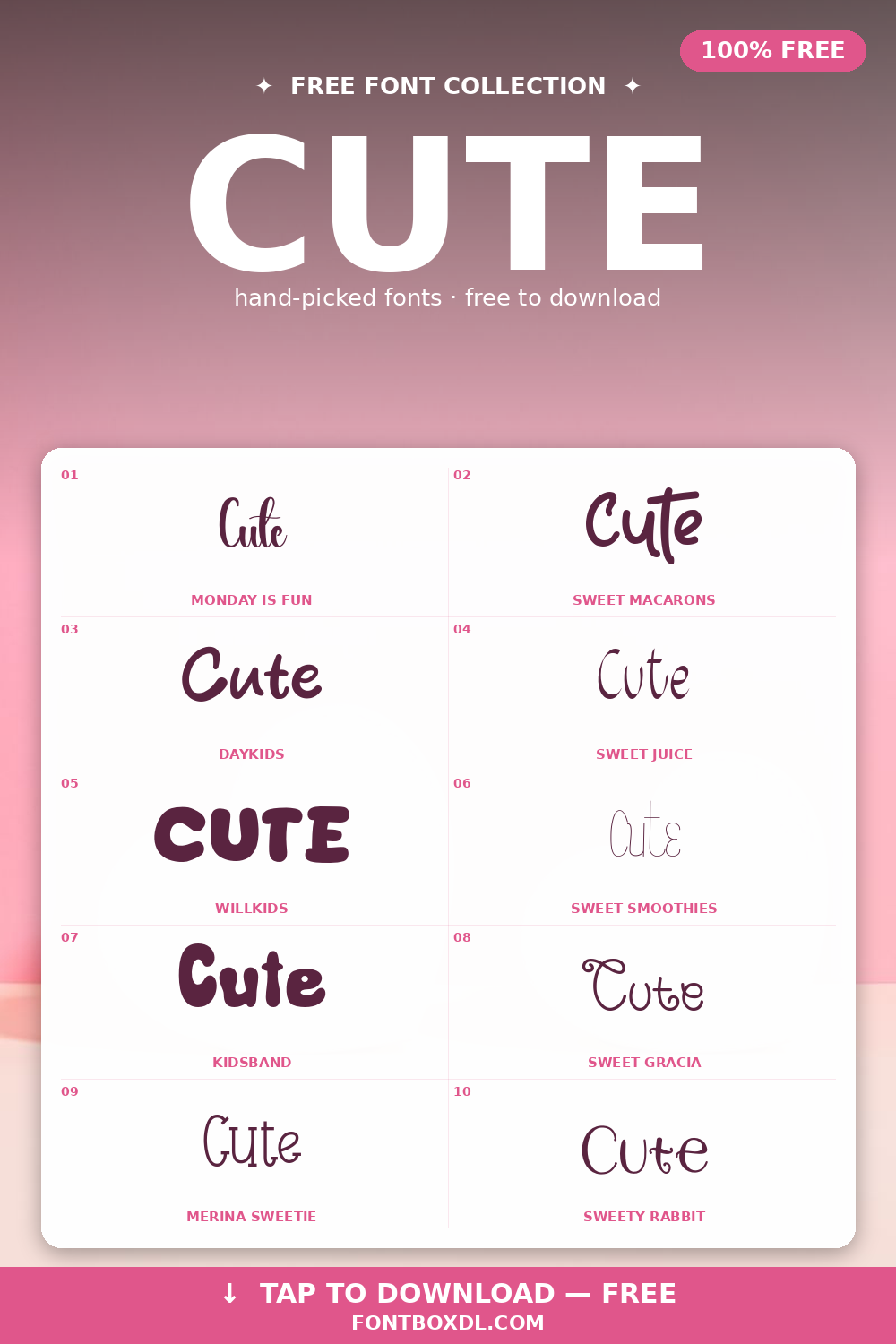 CUTE FONT