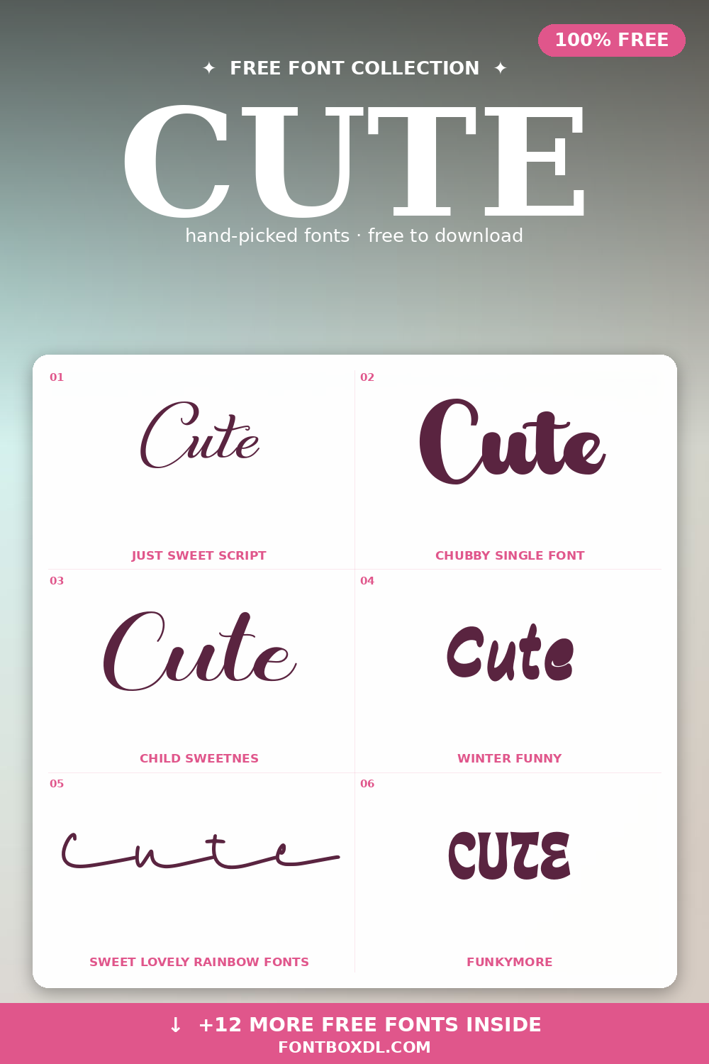 CUTE FONT