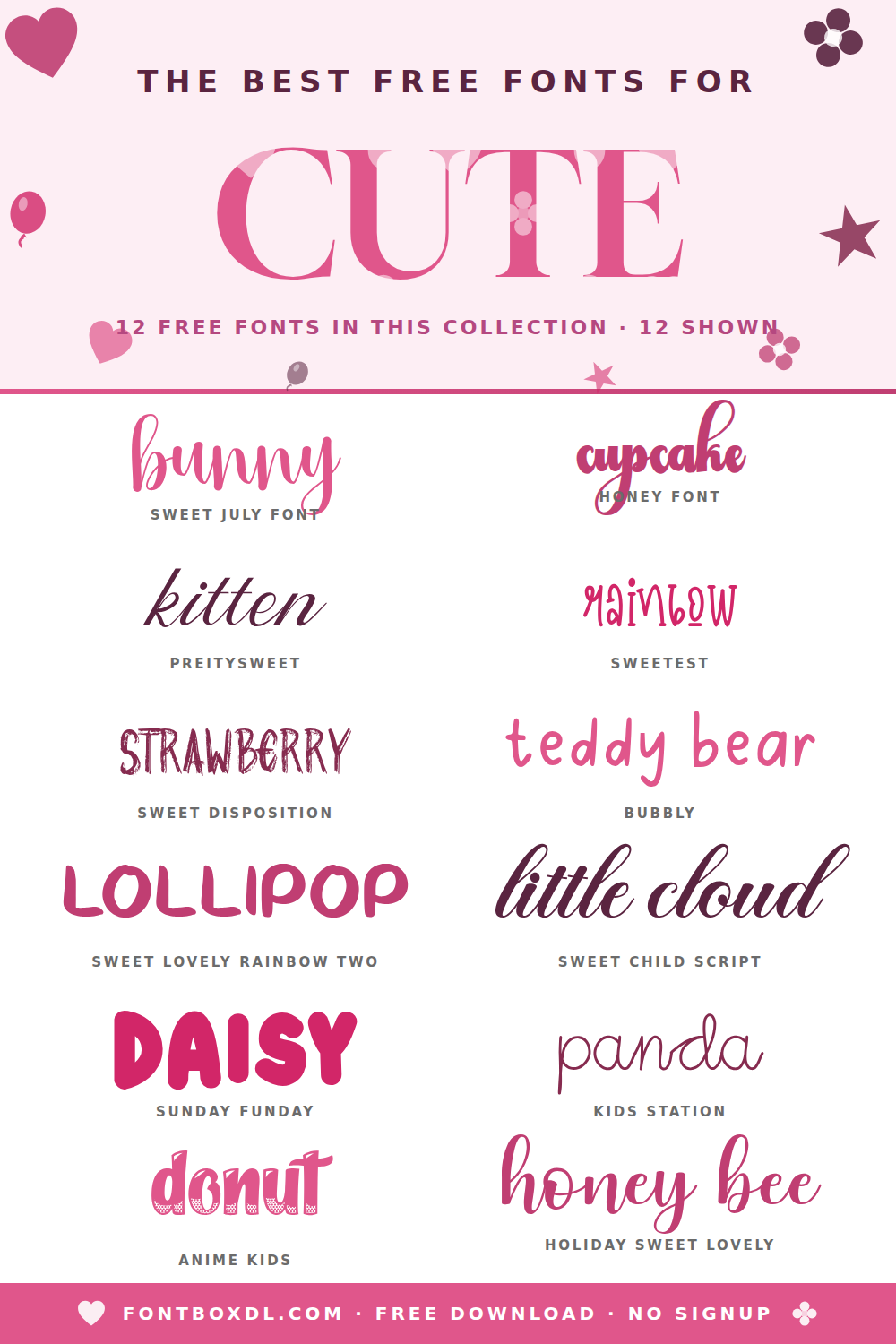 CUTE FONT