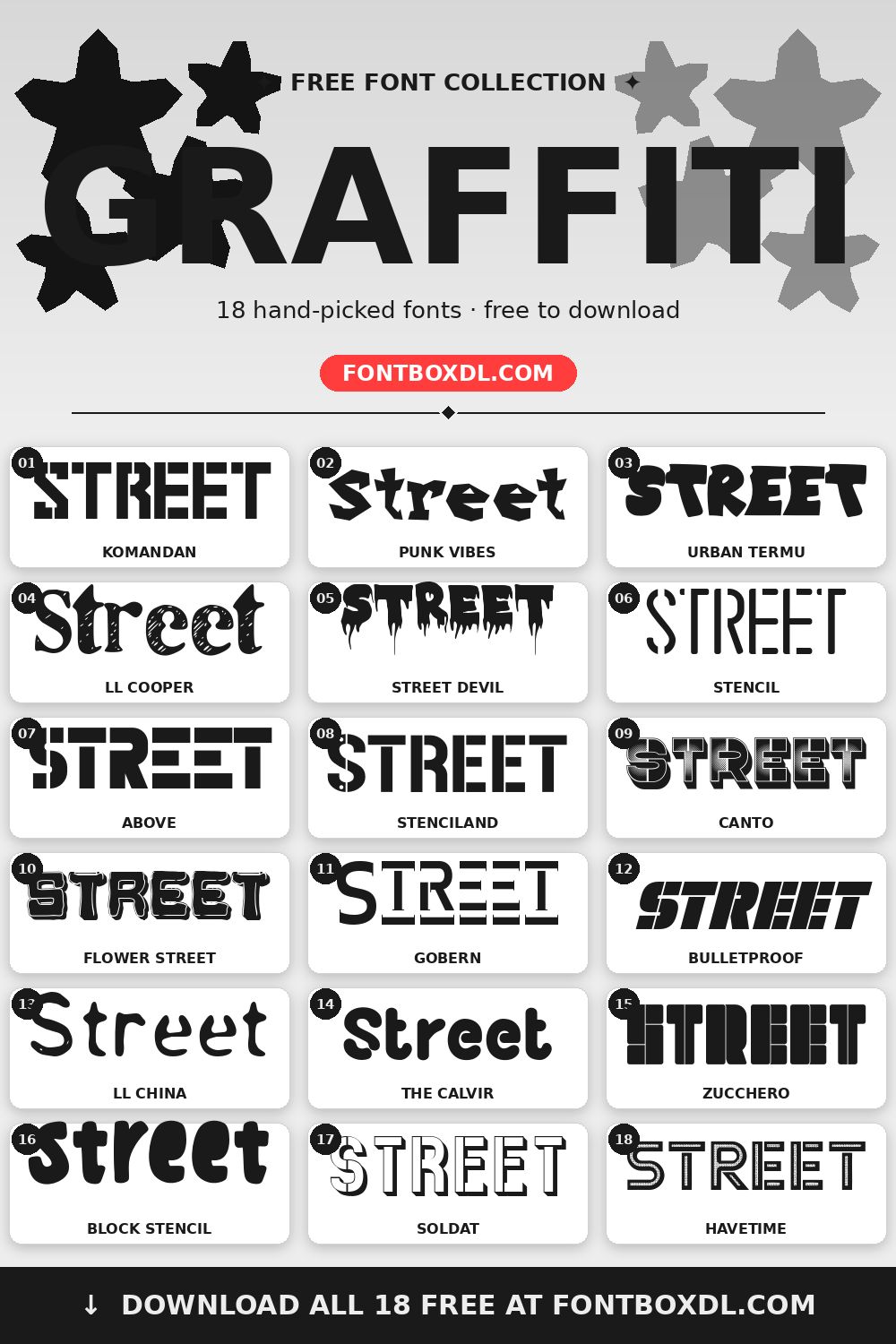Graffiti Fonts