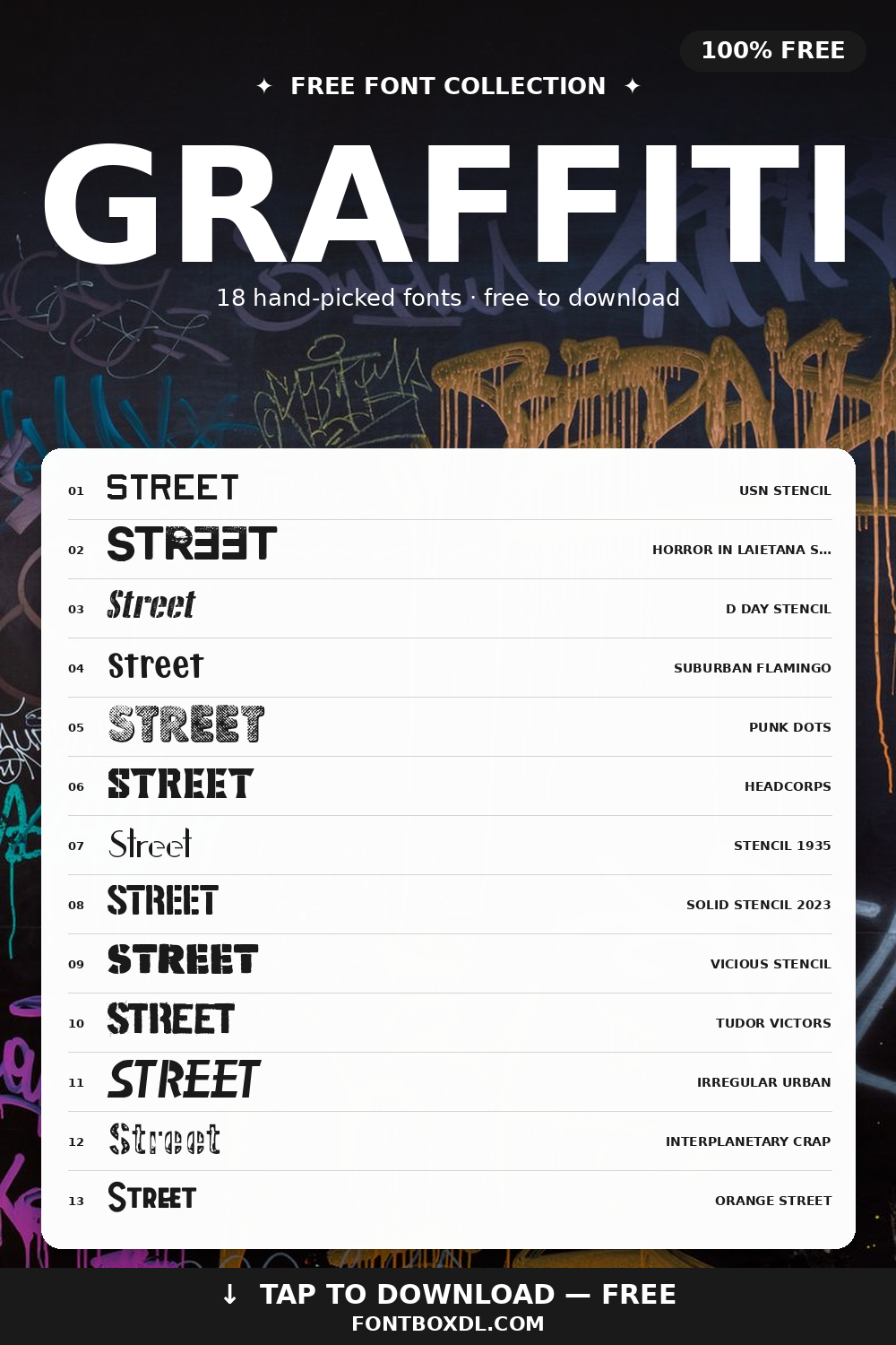 Graffiti Fonts