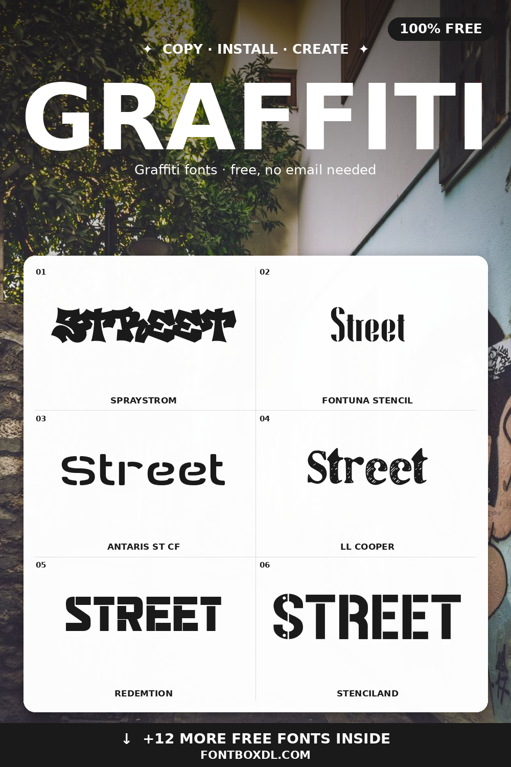 Graffiti Fonts
