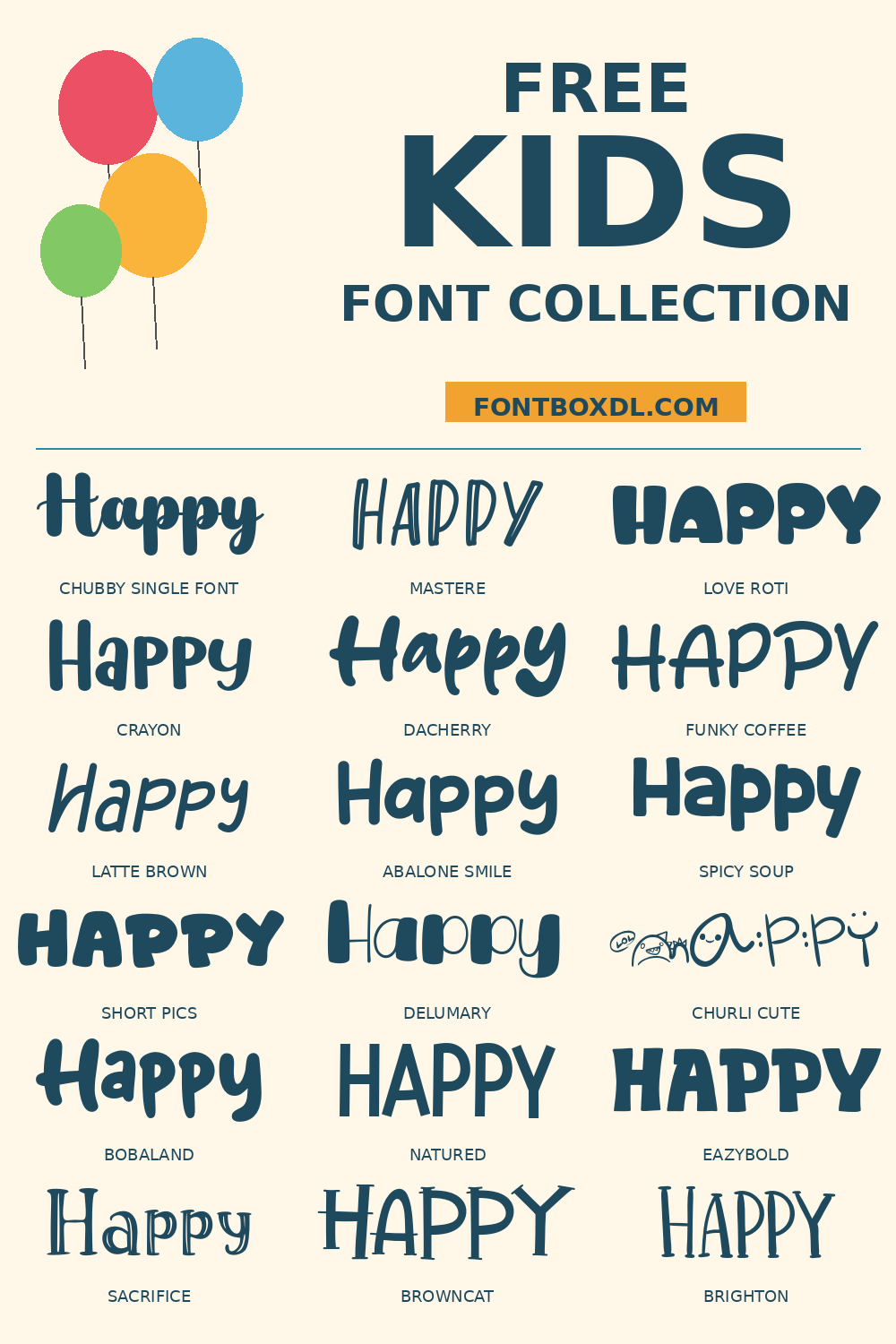 Free Kids Fonts
