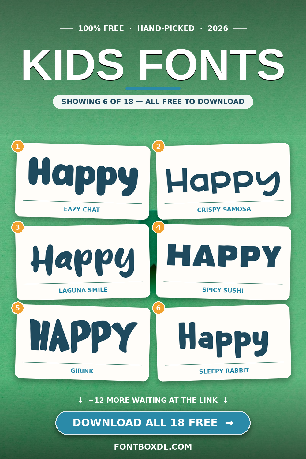 Free Kids Fonts