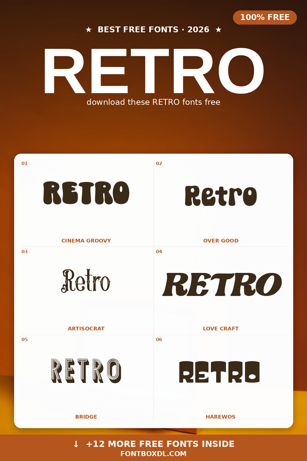 Free Retro Fonts