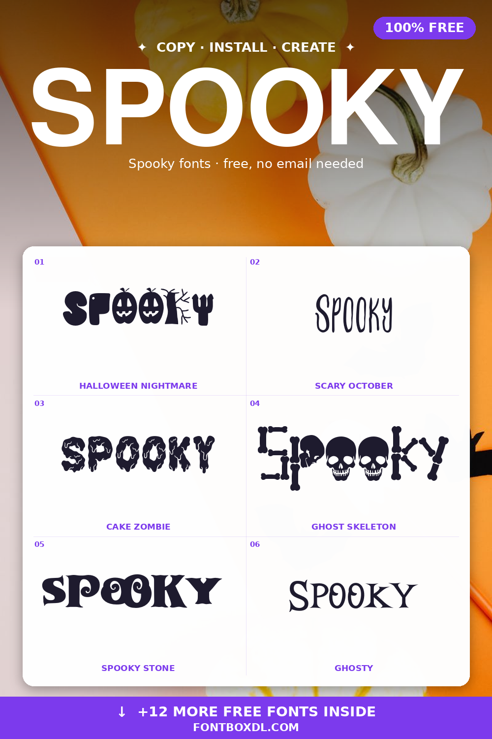 Free Spooky Fonts