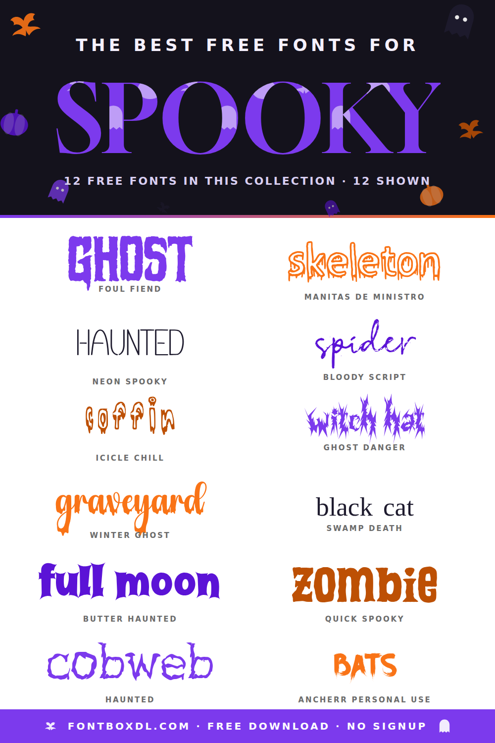 Free Spooky Fonts