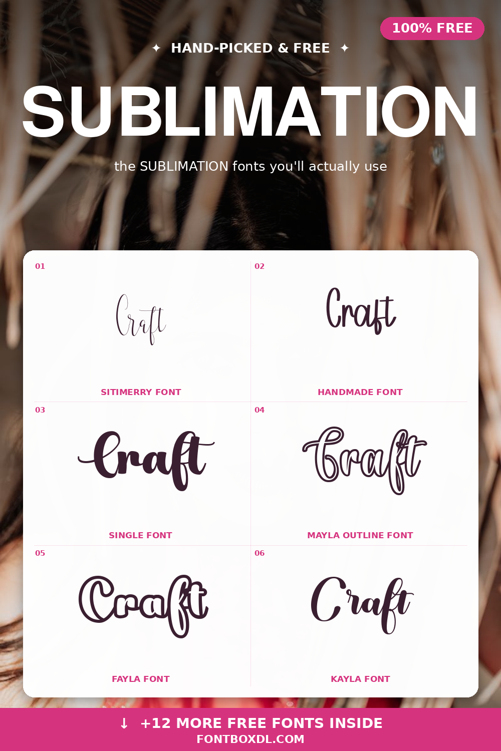 Free Sublimation Fonts β Etsy Sellers, Tees & Tumblers 2026