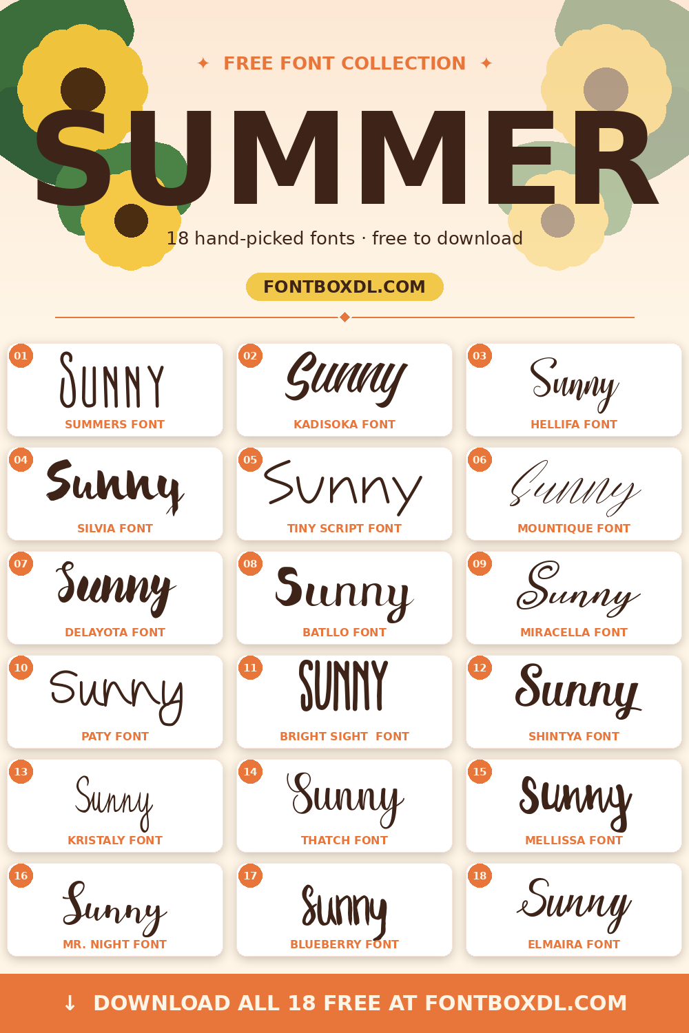 Summer Fonts
