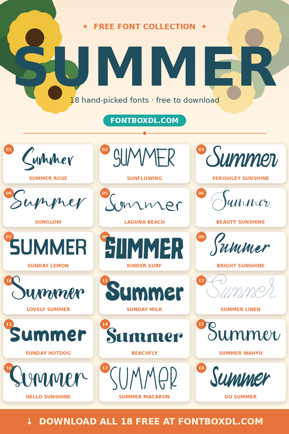 Summer Fonts