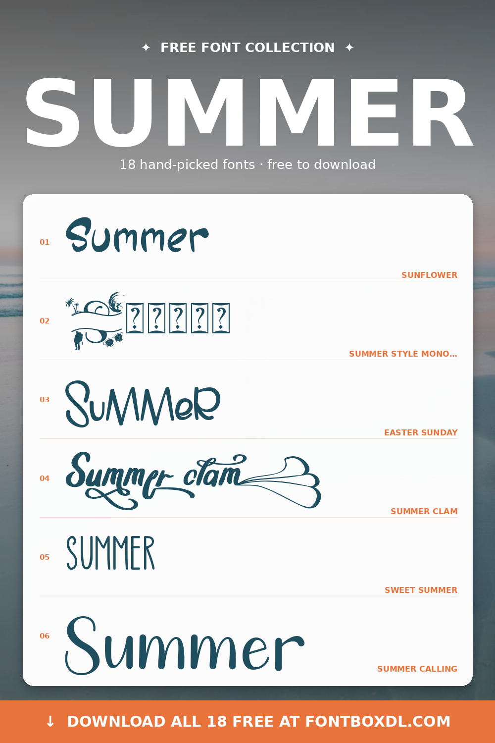 Summer Fonts