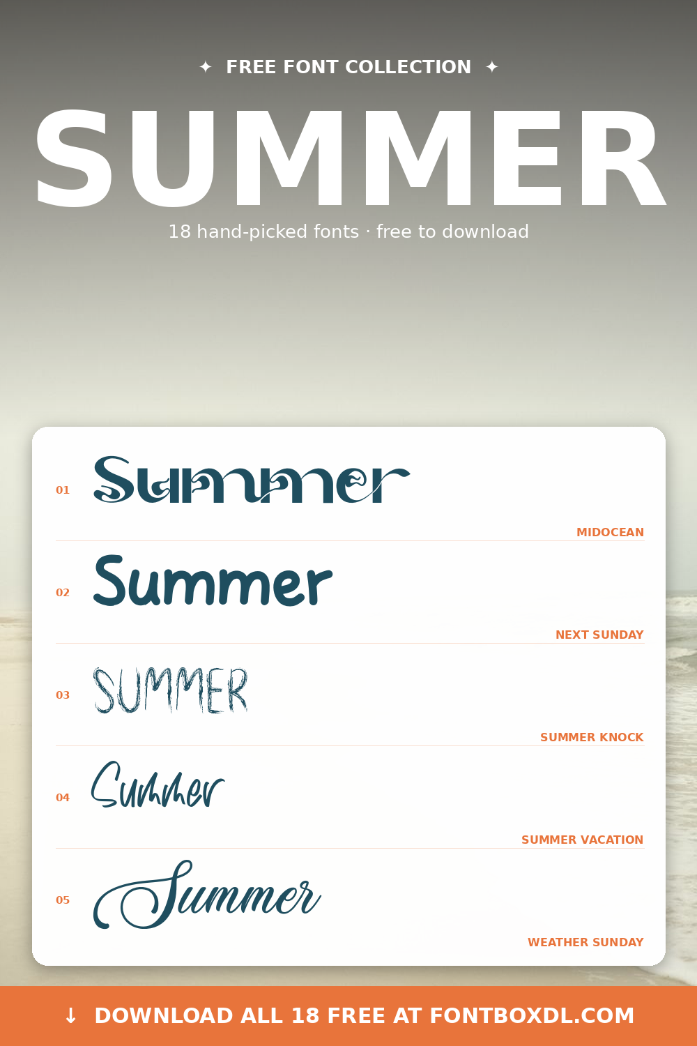 Summer Fonts