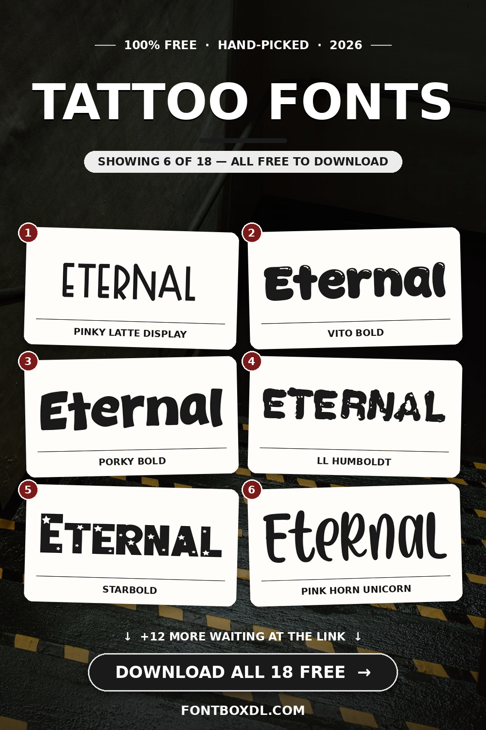 Free Tattoo Fonts