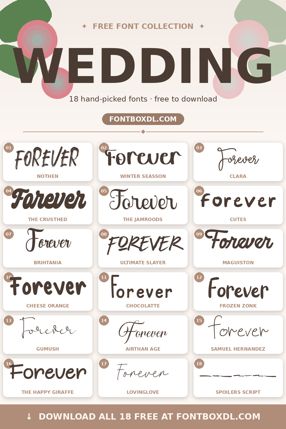 WEDDING FONT
