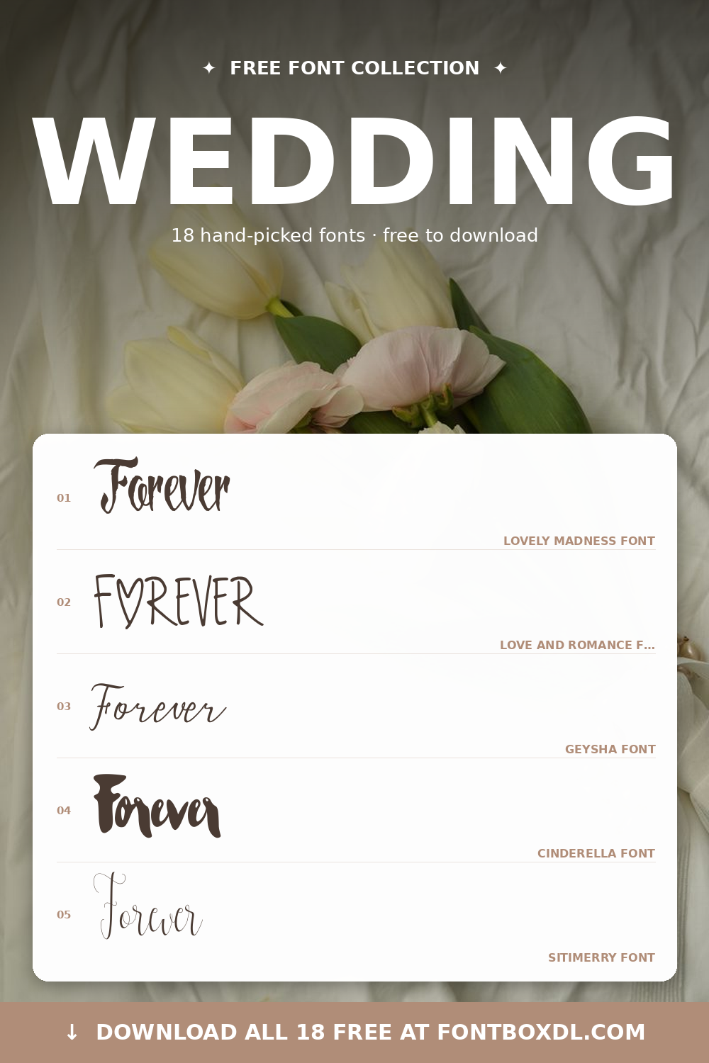 WEDDING FONT