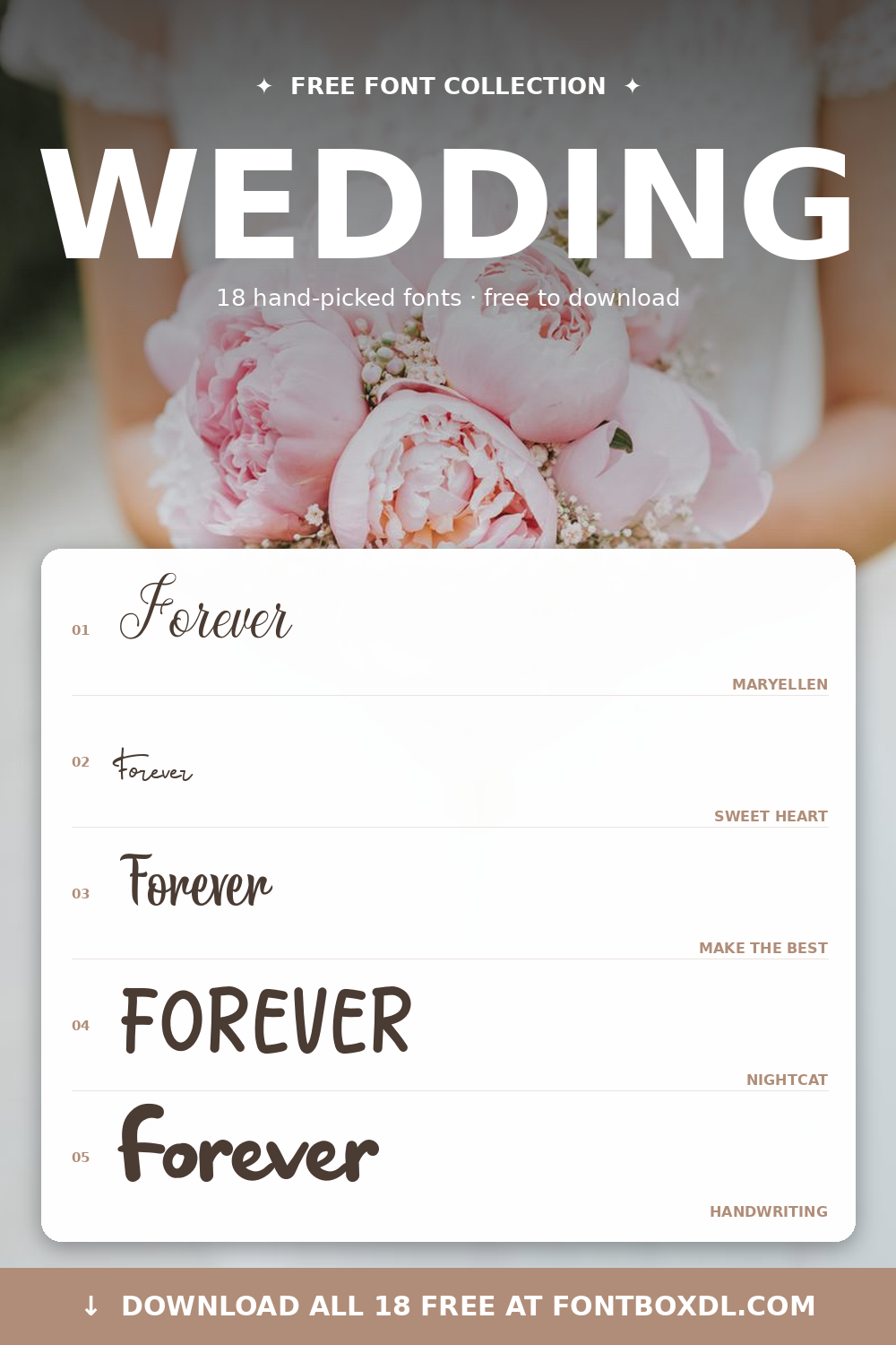 WEDDING FONT