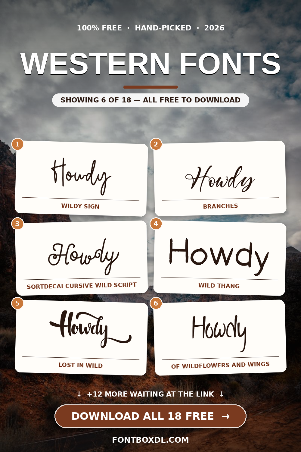 Western Fonts