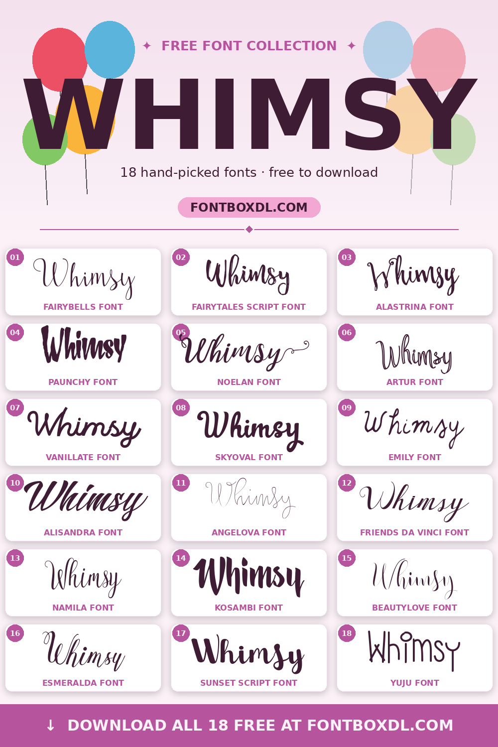 Whimsy Fonts